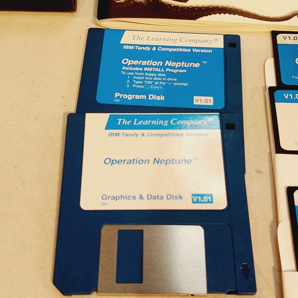 Vtg The Learning Company Operation Neptune PC Big Box Game - windows, DOS - Picture 6 of 8